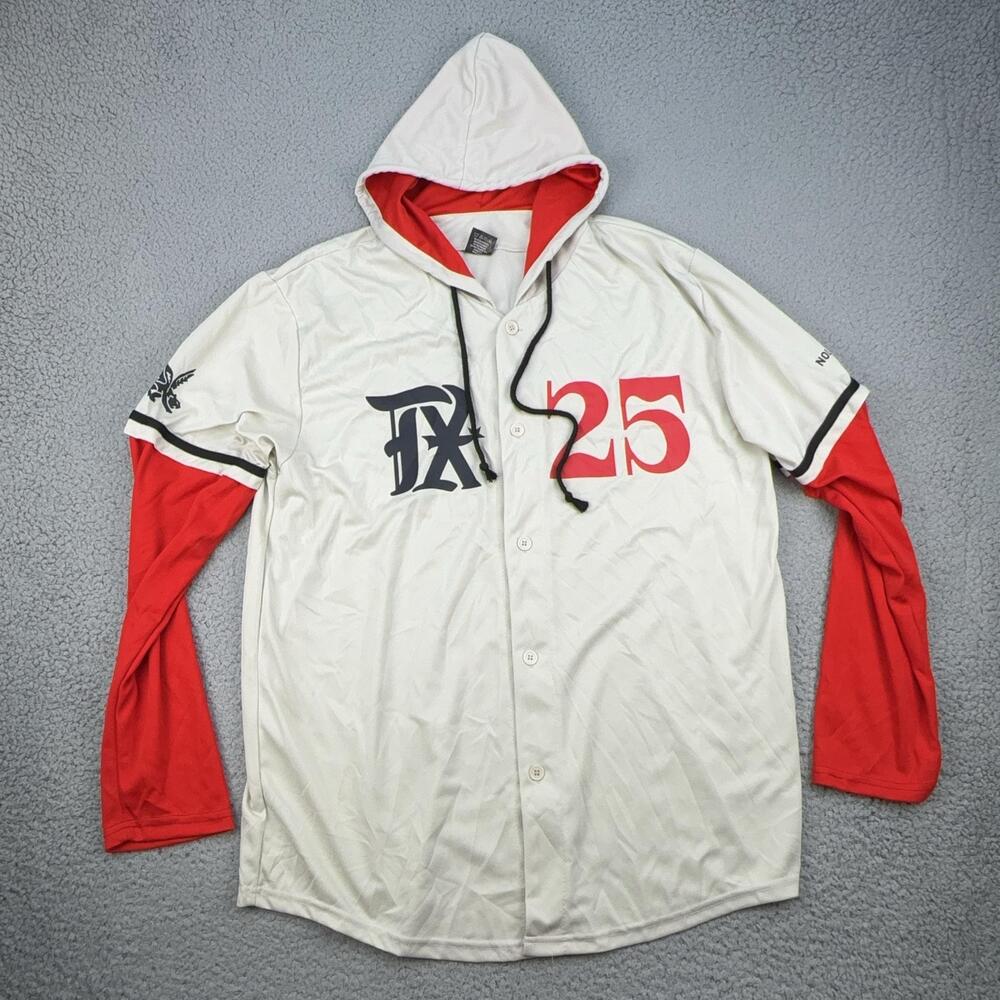 Texas Rangers City Connect Nolan Ryan Beef SGA Hooded Jersey '25 Giveaway XL